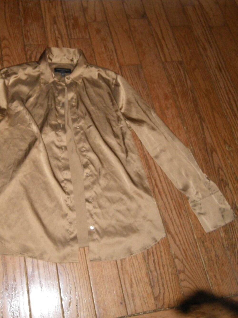Women’s Banana Republic Classic Fit Silk-Like Button Up Blouse - Picture 5 of 5